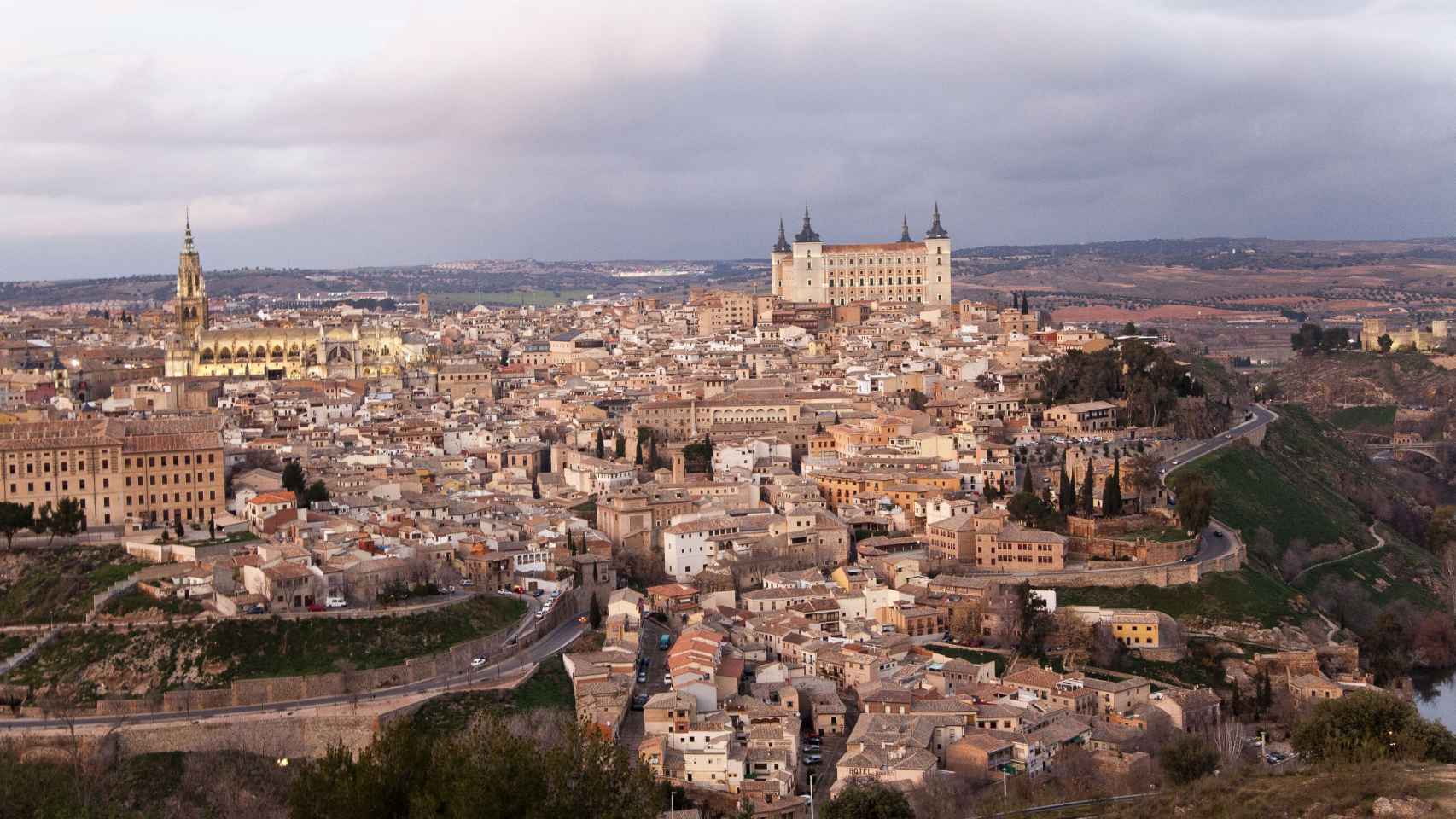 Panorámica de la ciudad de Toledo.
