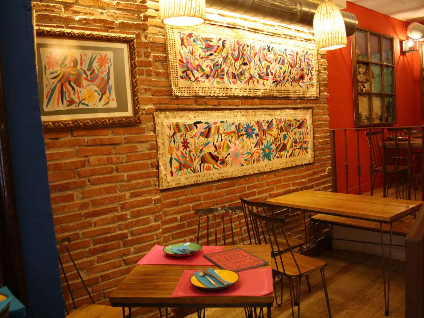 Una de las zonas del restaurante mexicano.