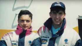 Marco Caterini, junto a Buffon en su juventud.