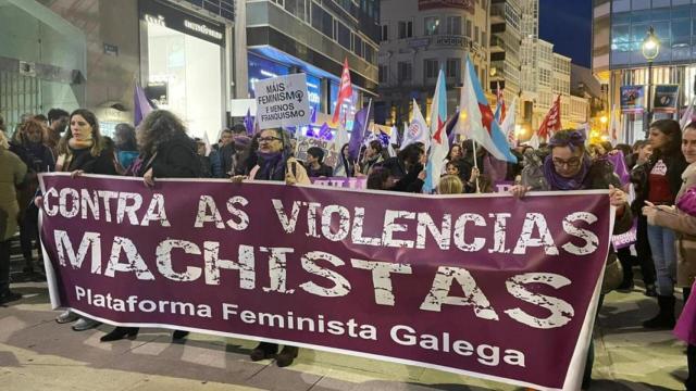 Manifestación del 8-M en A Coruña.