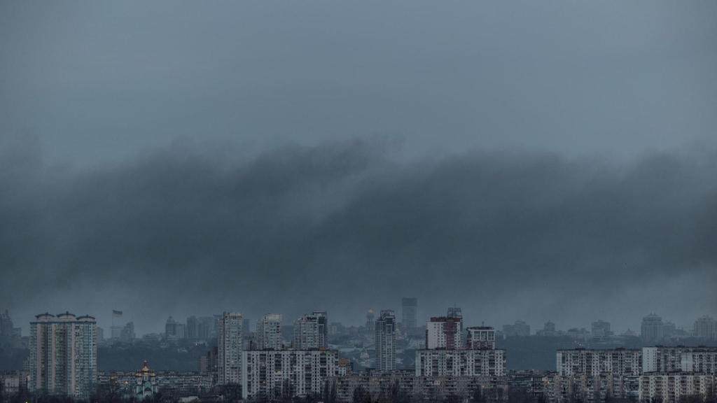 Imagen de Kiev tras los ataques rusos.
