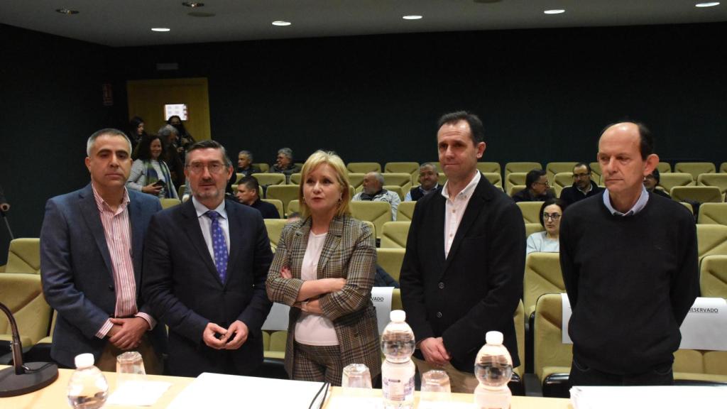 El director de Castilla y León, José Ángel Arranz,  y la delegada territorial de la Junta en Zamora, Leticia García se reúnen con los alcaldes de la Culebra