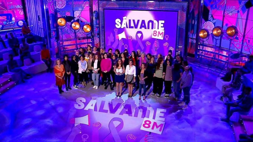 'Sálvame', el 8-M.