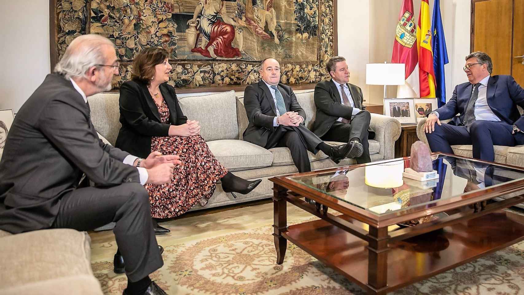 Reunión en el Palacio de Fuensalida. Foto: JCCM.