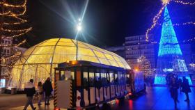 El tren durante su servicio la pasada Navidad