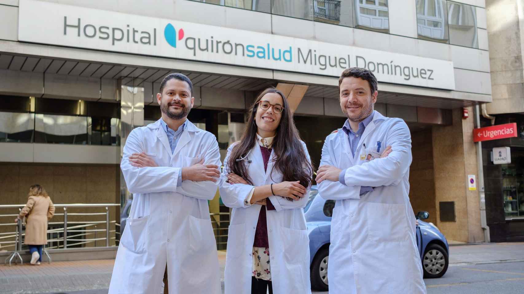 De izquierda a derecha: Ovidio Alonso, Marta Torres y David Pereira