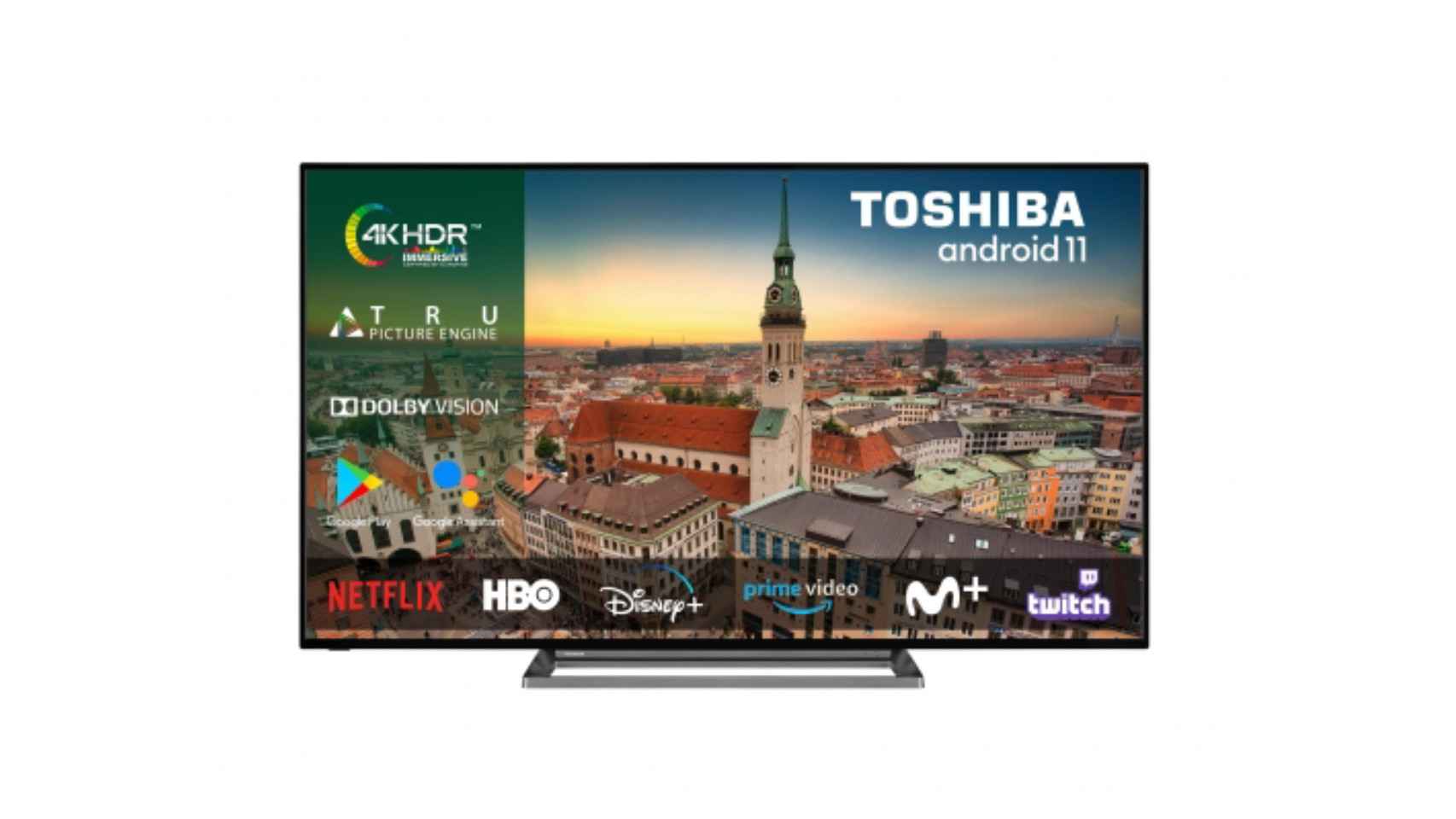 El televisor de 65 pulgadas de Toshiba que vende Carrefour.