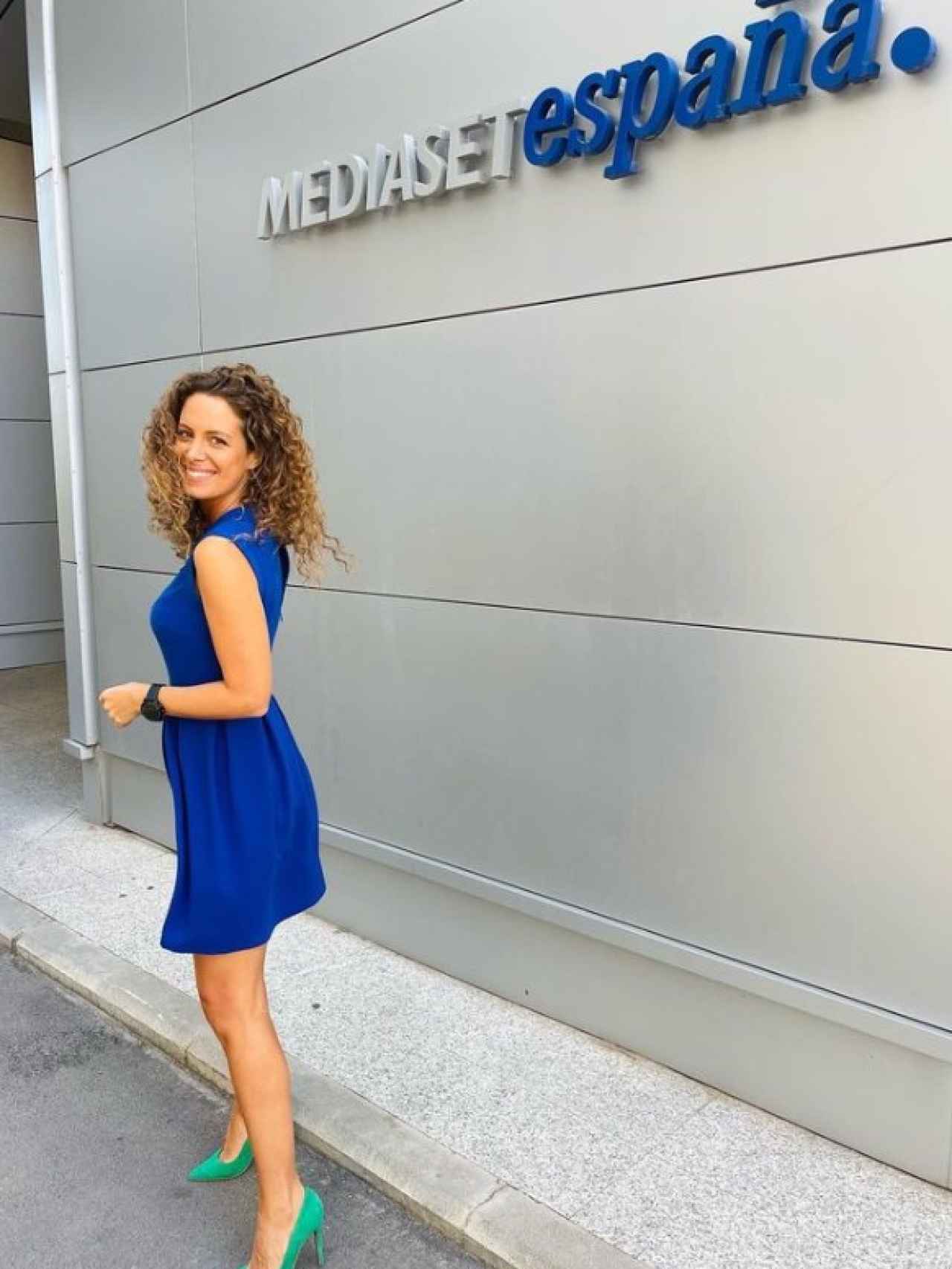 Laura Madrueño en Mediaset.