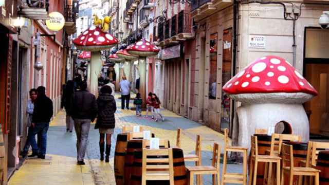 La calle de las Setas de Alicante, una zona para el pequeño comercio.