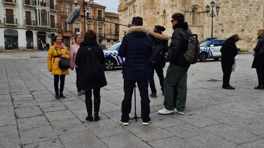 Un rodaje en Zamora capital