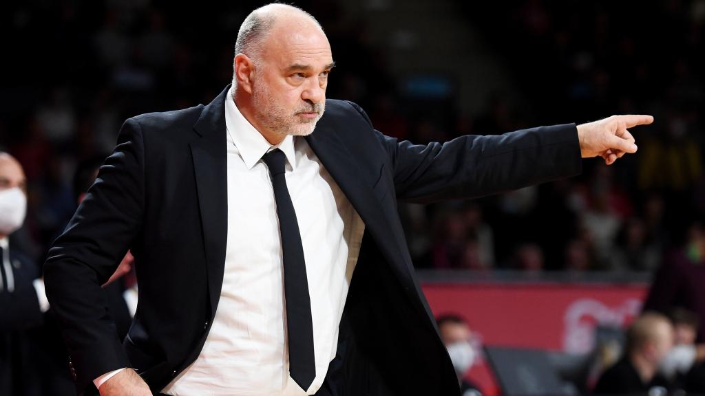 Pablo Laso durante su etapa como entrenador del Real Madrid