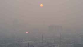Imagen de archivo de la capital de Tailandia con altos niveles de contaminación del aire el 7 de marzo de 2023.