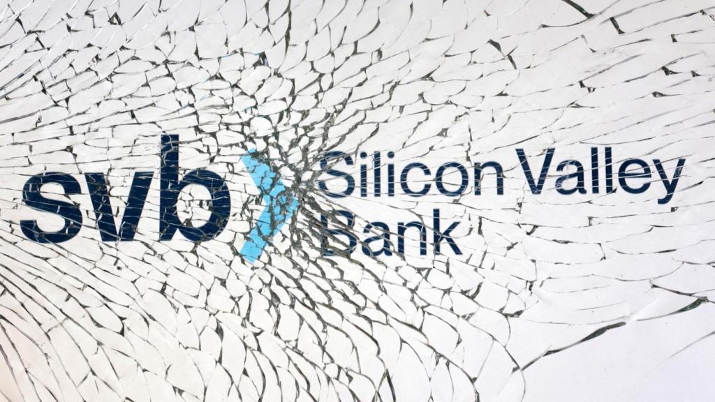 Ilustración con el logo de Silicon Valley Bank.