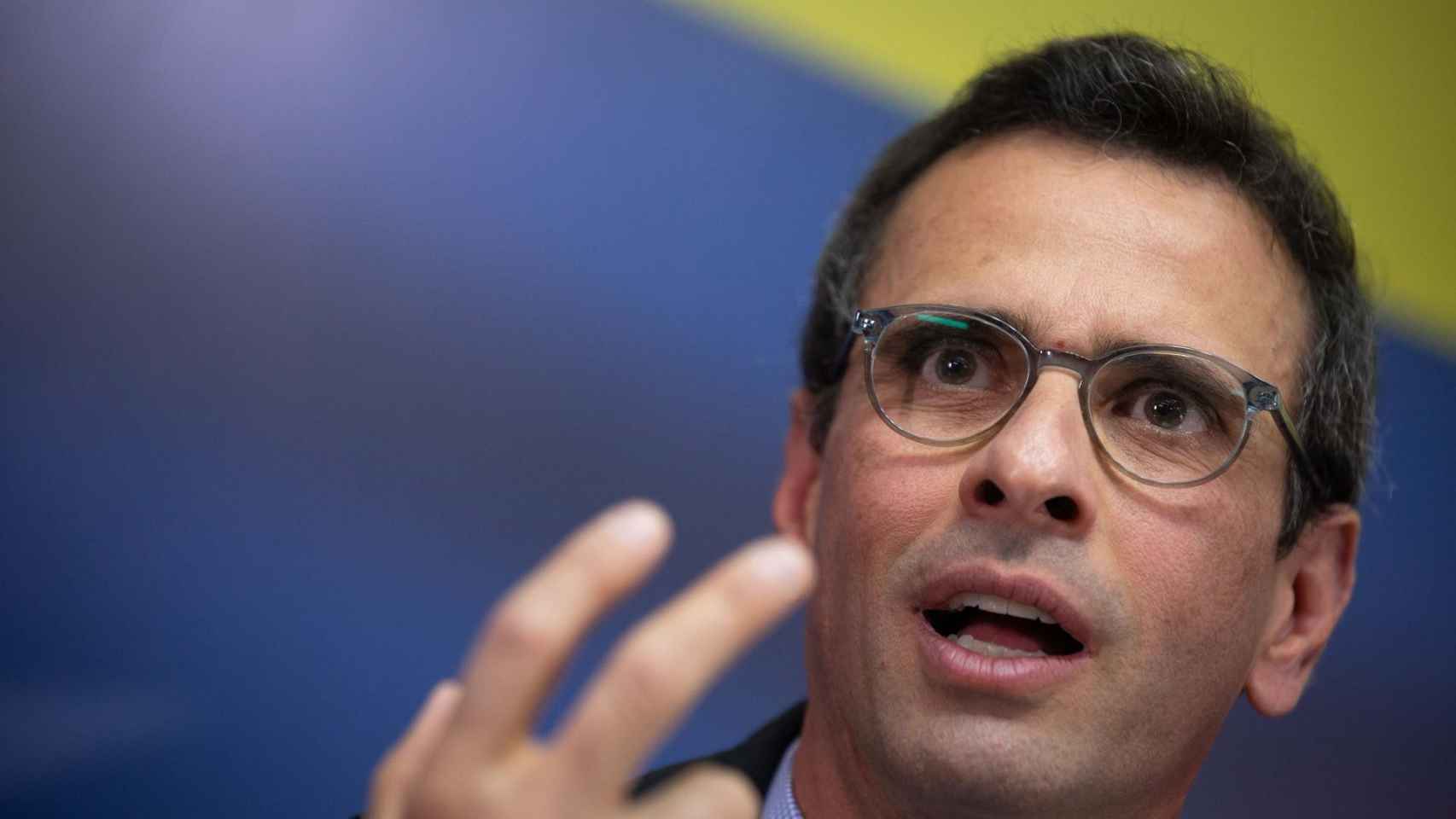 El candidato de Partido Justicia para las primarias opositoras en Venezuela, Henrique Capriles.