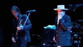 Bob Dylan en concierto.