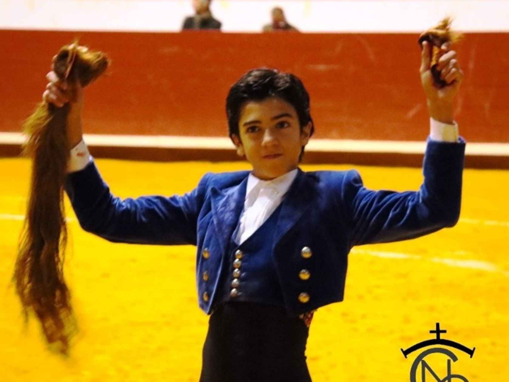 El jovencísimo novillero Marco Pérez fue el triunfador del festejo (Evelyn Martín)