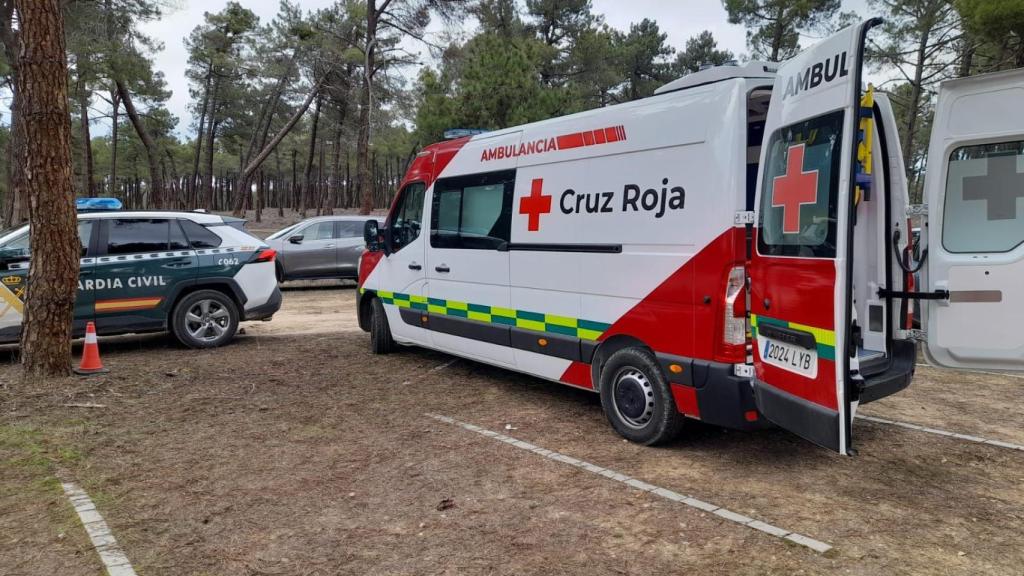 Operativo de búsqueda en los pinares de Cantalejo