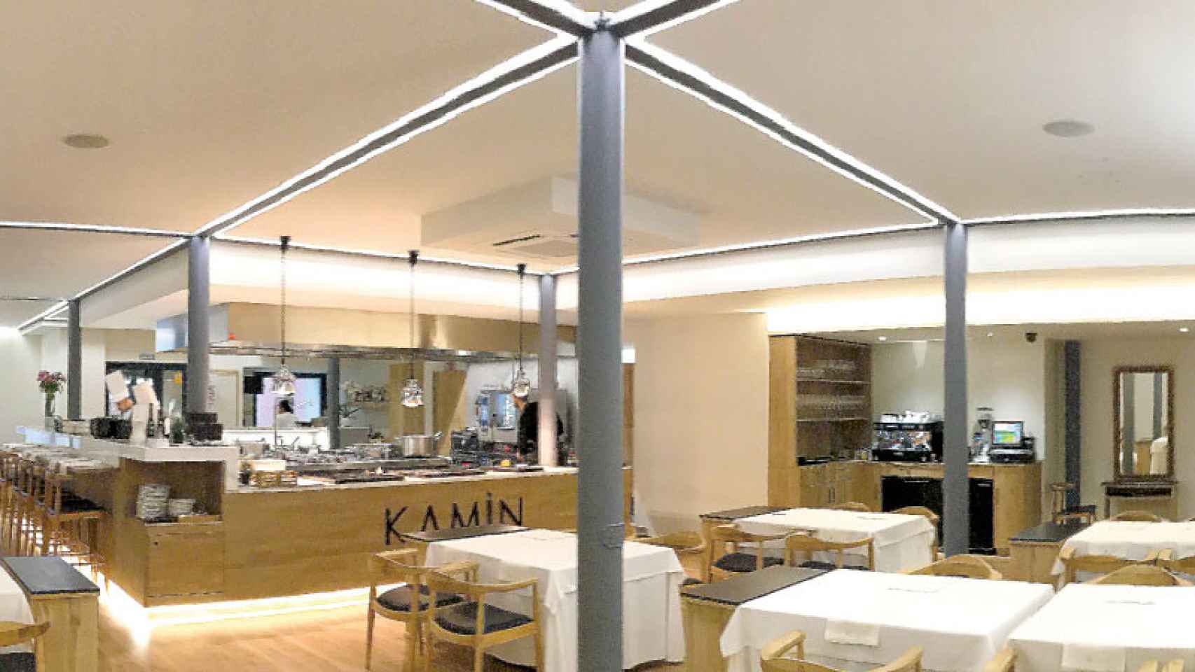 Imagen del restaurante Kamín, en León.