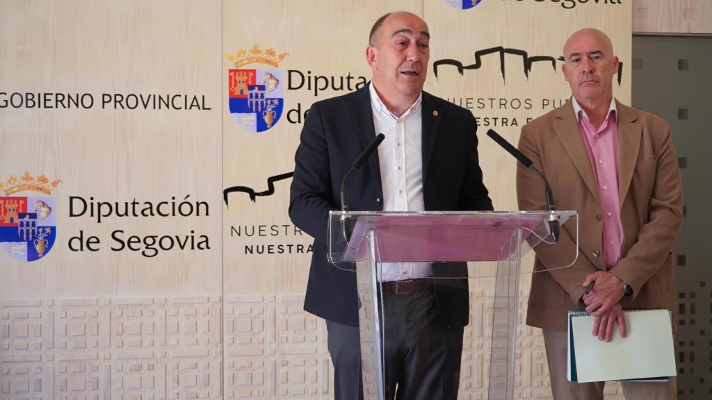 Miguel Ángel de Vicente junto a Óscar Moral