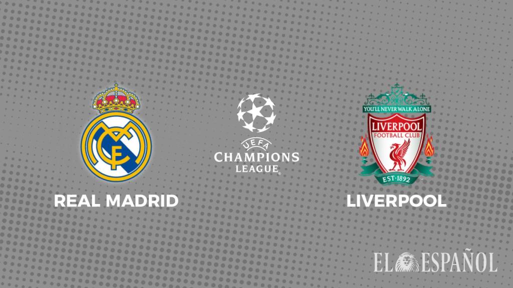 Cartel del Real Madrid - Liverpool de la Champions League 2022/2023