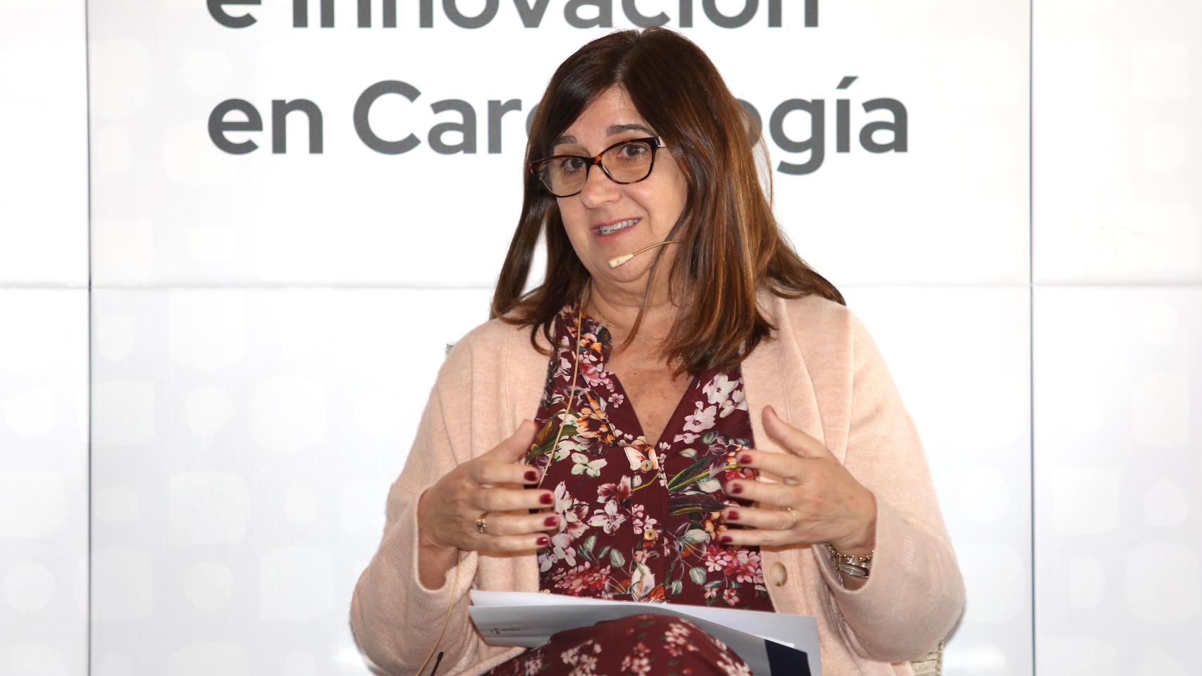 Regina Leal en la Jornada Prevención e Innovación en Cardiología. Foto: Óscar Huertas.