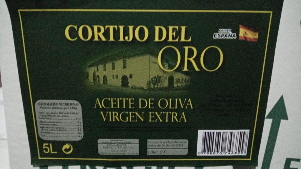 Cortijo del oro, uno de los aceites contaminados.