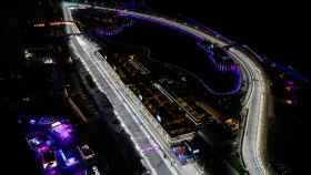 Imagen aérea del circuito de Jeddah en Arabia Saudí