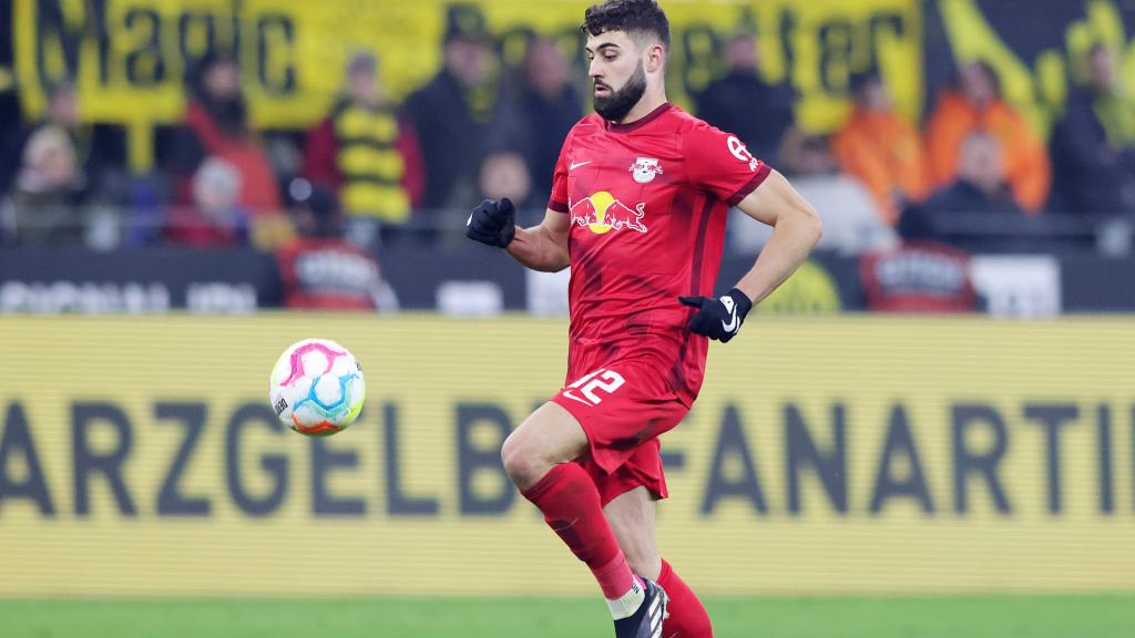 Josko Gvardiol, en un partido del RB Leipzig de la temporada 2022/2023