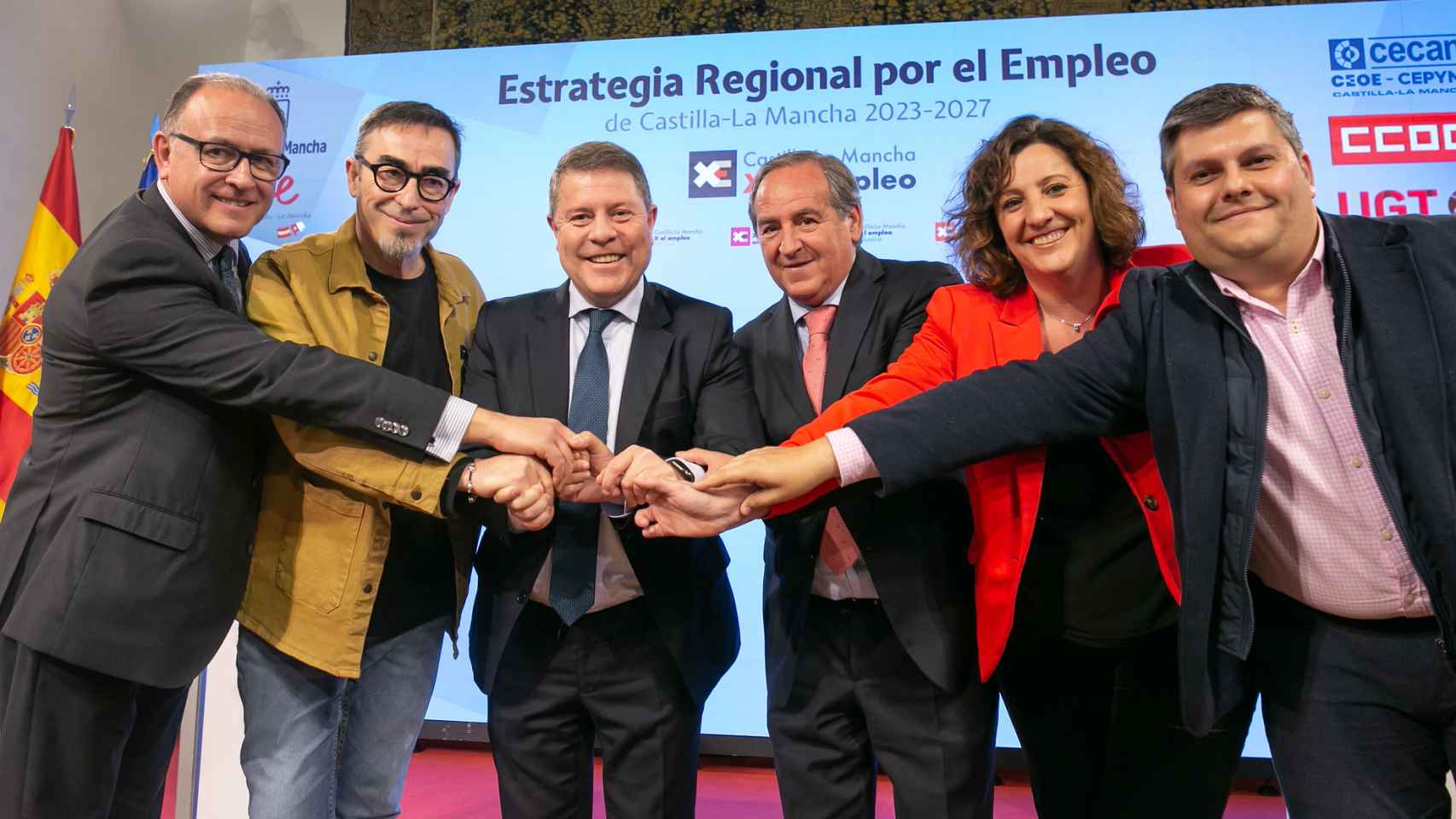Presentación de la Estrategia por el Empleo de Castilla-La Mancha 2023-2027. Foto: JCCM.