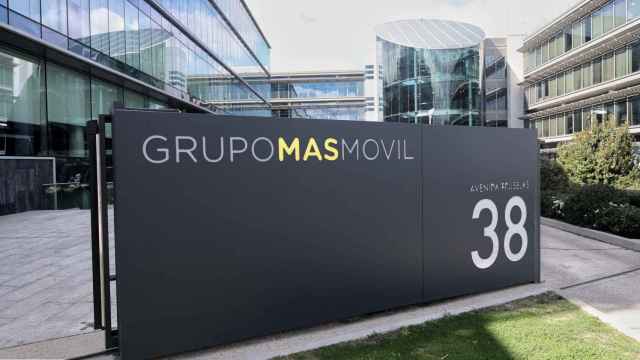 Exteriores de la sede del Grupo MásMóvil en Madrid.