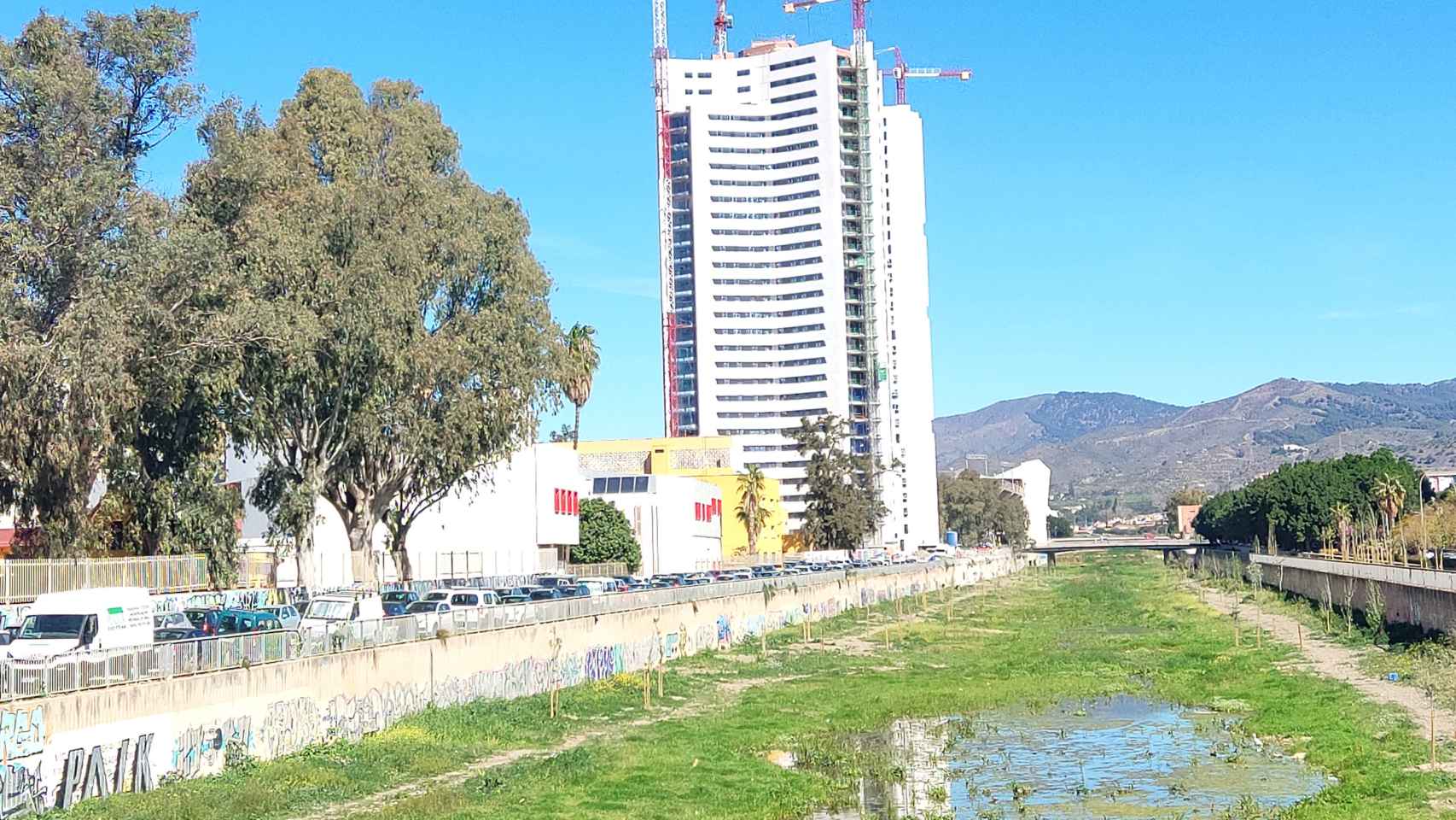 Imagen de las torres de 30 plantas de Martiricos, en Málaga.