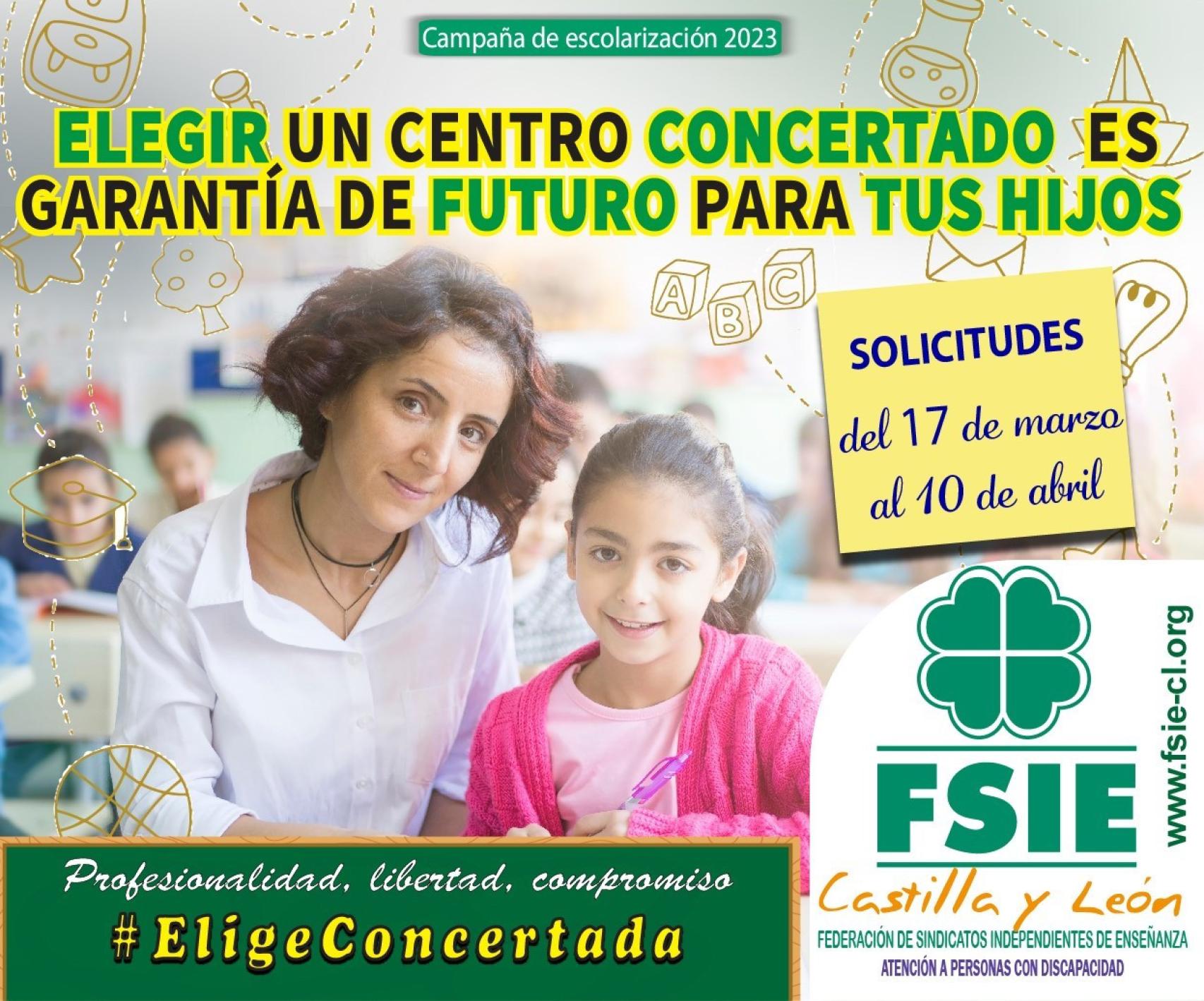 Plazo de inscripción en las escuelas concertadas