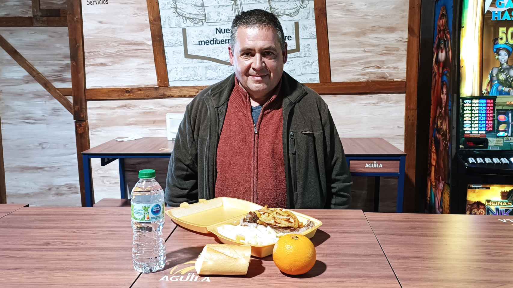 Carlos Moreno y el menú del día más barato de España.