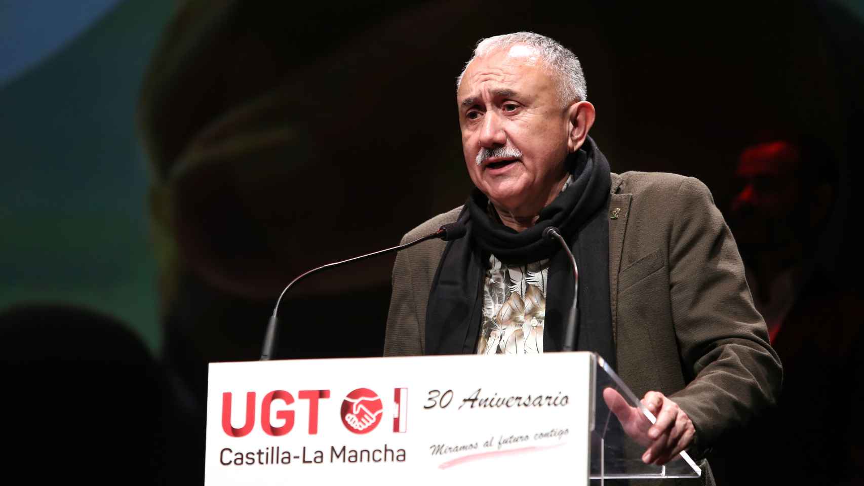 Pepe Álvarez, secretario general de UGT.  Foto: Óscar Huertas.