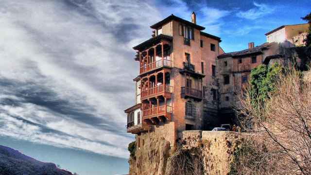 Casas Colgadas de Cuenca. Imagen de archivo
