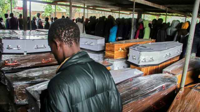 Fallecidos tras la tormenta Freddy, en la morgue del Hospital Central Queen Elizabeth, en Malawi, a 14 de marzo de 2023.