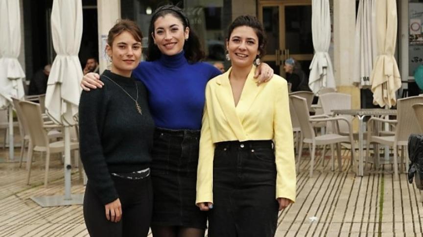 María Jiménez, Claudia Ibáñez y Judith Jiménez, fundadoras de Mirada al Bierzo. Foto cedida.