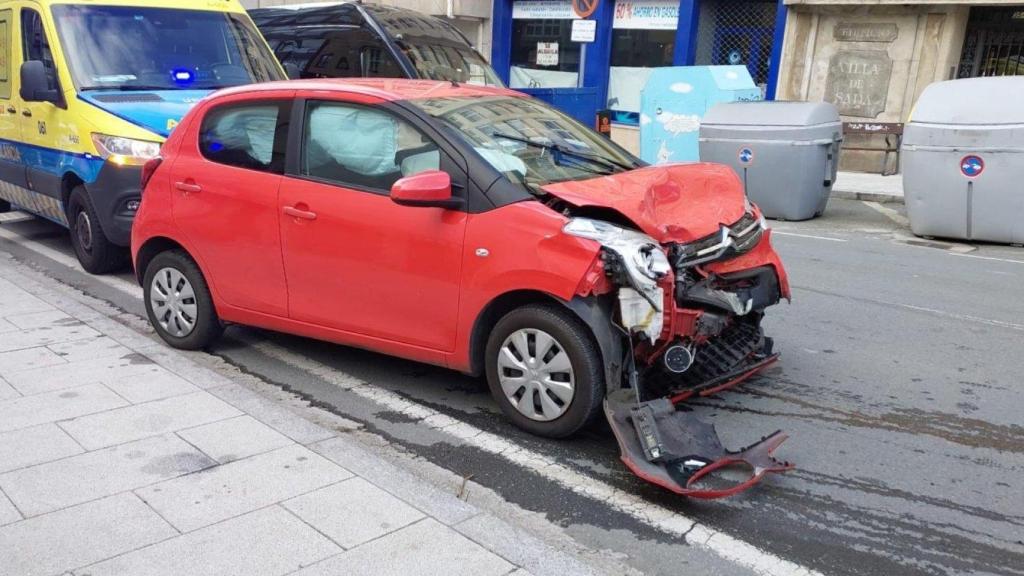 Imagen del accidente en Sada