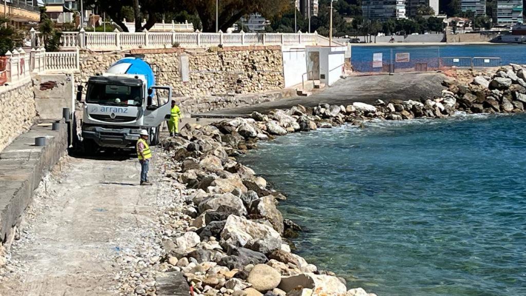 Obras de mejora en La Albufereta.