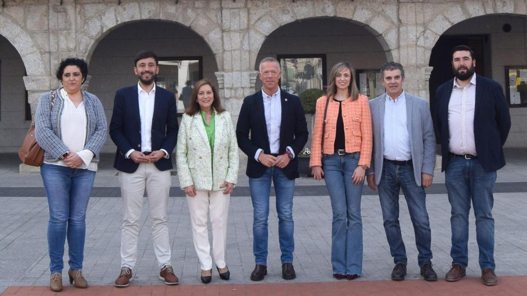 El presidente del Senado en su visita a Peñaranda de Bracamonte