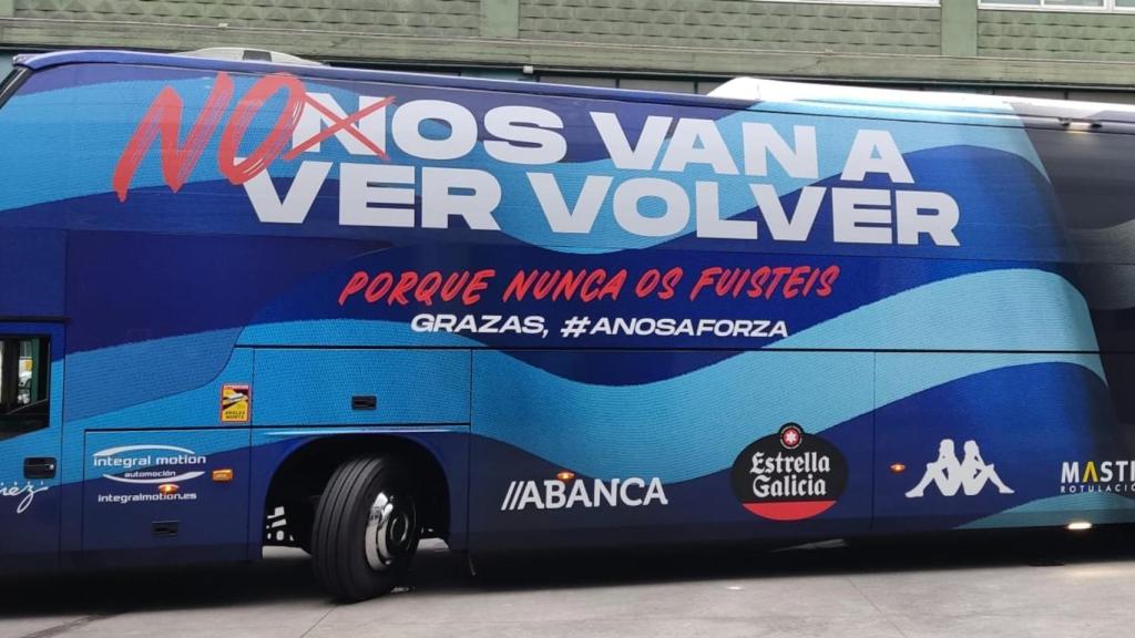 Así es el nuevo diseño del autobús del Dépor que causa polémica: No os van a ver volver