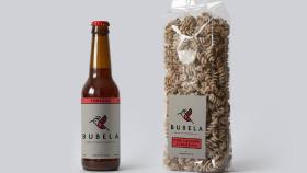 Así son las botellas y paquetes de pasta de Bubela.