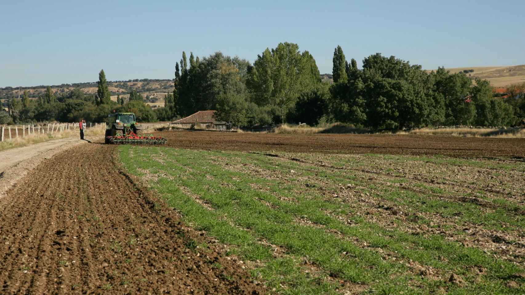 Imagen del proceso de restauración en Salamanca tras el paso de Erimsa