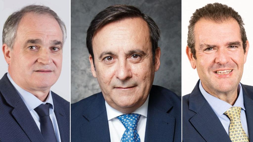 De izquierda a derecha: Antonio Mingorance, Eduardo Pastor y Enrique Ayuso