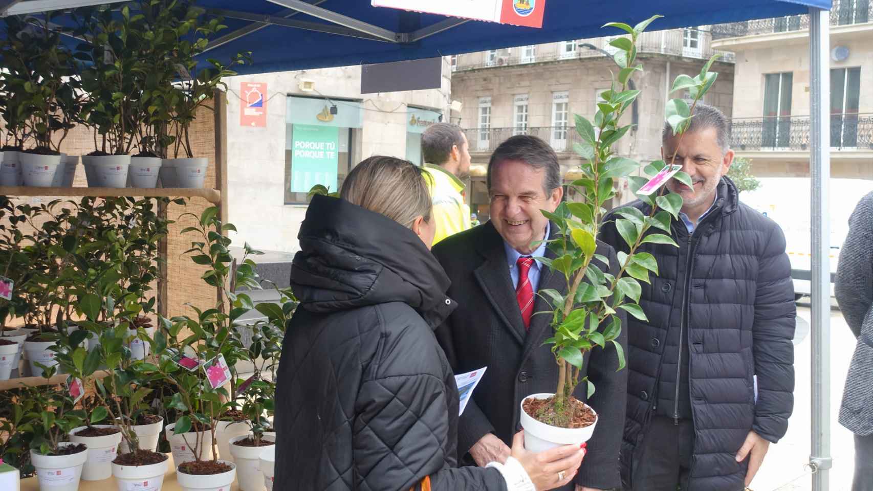 Presentación de la campaña ‘Vigo, la ciudad de los espacios verdes’.