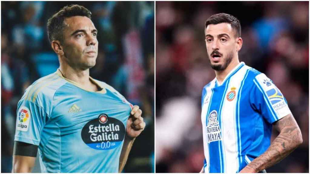 Iago Aspas y Joselu Mato.