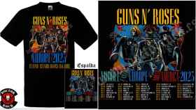 Imagen de la camiseta del concierto de Guns N’ Roses en Vigo.