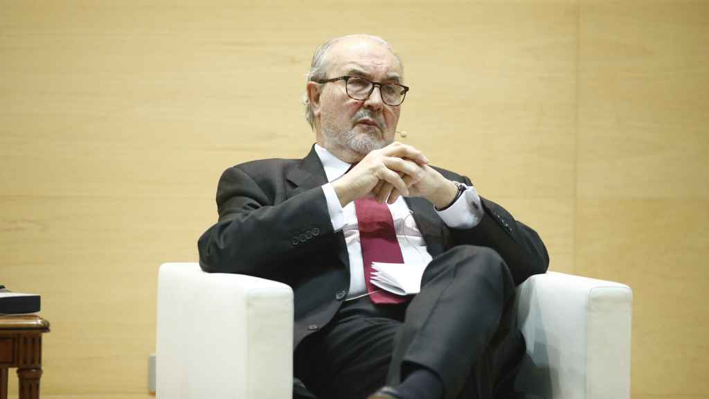 Pedro Solbes, ex vicepresidente y ex ministro de Economía de España, durante un acto en 2018.