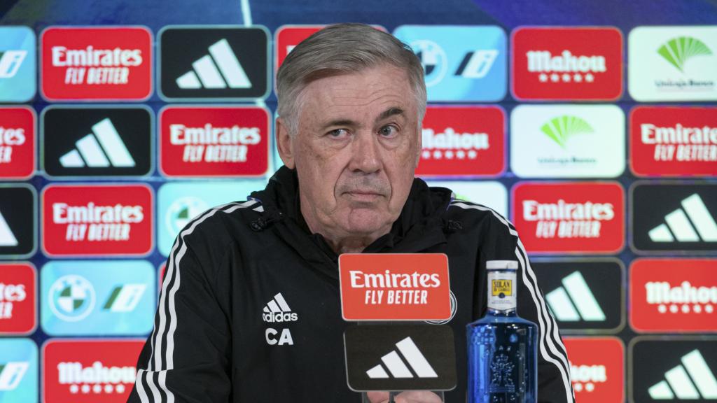 Carlo Ancelotti, en rueda de prensa