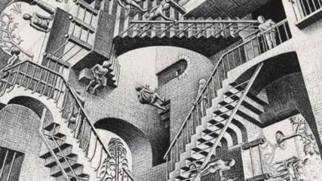 'Relatividad' (1953), de M. C. Escher
